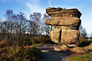 Balance Prints: Idol Rock at Brimham Rocks near Summerbridge in Nidderdale