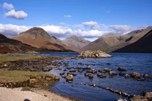 Rippled Prints: Idyllic Wastwater Lake View