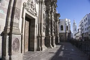 Quito Prints: Iglesia de la Compania de Jesus, UNESCO World Heritage Site, Quito, Ecuador, South
