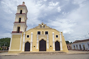 Remedios Prints: The Iglesia Mayor (principal church), Remedios, Villa Clara, Cuba, West Indies