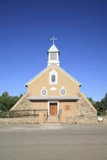 Images Dated 11th August 2009: Iglesia Nuestra Senora de los Remedios, Galisteo, New Mexico, United States of America