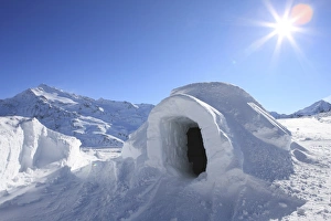 Igloo Prints: Igloo, Alps, Italy, Europe