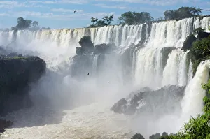 Waterfall Prints: Iguazu Falls, Argentinian side, UNESCO World Heritage Site, Argentina, South America