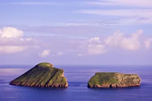 Azores Prints: Ilheus das Cabras near Porto Judeu, Terceira, Azores, Portugal, Atlantic, Europe