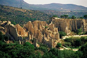 Ille-sur-Tete, Les Orgues, Pyrenees-Orientales, Languedoc-Roussillon, France, Europe