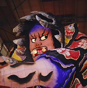 Japanese Gallery: Illuminated festival float made of paper