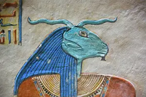 Relief Prints: Image of God Khnum, Bas Relief