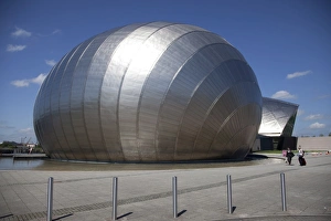 Theatre Prints: Imax Theatre and Glasgow Science Centre, Glasgow, Scotland, United Kingdom, Europe