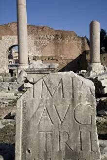 The Imperial Forums, in the basilica Emilia, Rome, Lazio, Italy, Europe