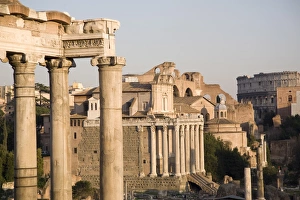 Colosseum Prints: The Imperial Forums and the Colosseum, Rome, Lazio, Italy, Europe