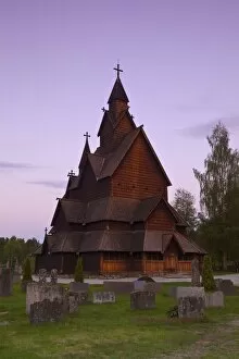 Images Dated 25th May 2009: The impressive exterior of Heddal Stave Church, Norways largest wooden Stavekirke, Notodden