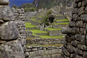 Machu Picchu Prints: Inca wall, Machu Picchu, peru, peruvian