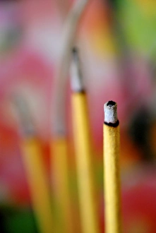 Images Dated 28th July 2007: Incense, Hanoi, Vietnam, Indochina, Southeast Asia, Asia