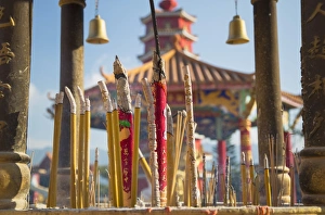 Incense Prints: Incense sticks at Ten Thousand Buddhas Monastery, Shatin, New Territories, Hong Kong