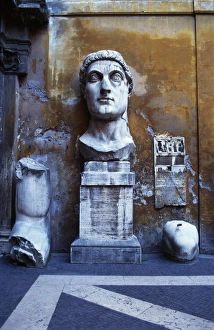 Bad Condition Prints: Incomplete Statue, Palace of the Conservatori, Rome, Italy