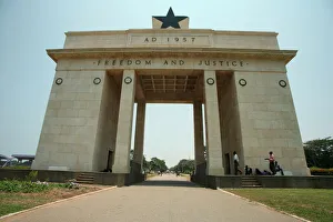 Arch Way Prints: Independence Arch, Accra, Ghana, West Africa, Africa