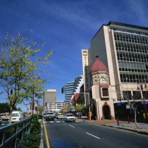 Windhoek Prints: Independence Avenue (Kaiser Street), Windhoek, Namibia, Africa