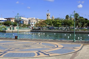 Barbados Prints: Independence Square, Bridgetown, Barbados, West Indies, Caribbean, Central America