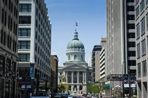Images Dated 3rd August 2011: Indiana Statehouse, the State Capitol Building, Indianapolis, Indiana, United States of America