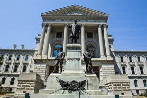 State Capitol Prints: Indiana Statehouse, the state capitol building