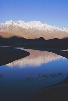 Karakorum Prints: The Indus River at Skardu (2, 300m), Baltistan