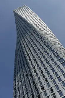 Infinity Tower features 495 apartments in a helical shape that swivels 90 degrees