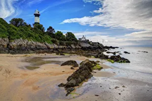 County Donegal Prints: Inishowen Lighthouse, Inishowen, County Donegal, Ulster, Republic of Ireland, Europe