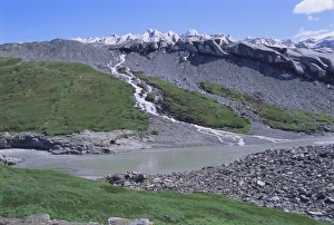 Godthab Prints: Inland icecap at top