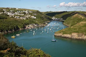 Inlet Prints: Inlet and River Solva, Solva, St. Brides Bay, Pembrokeshire, Wales, United Kingdom