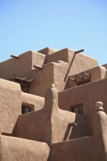 Images Dated 11th August 2009: Inn at Loretto, Pueblo architecture, Santa Fe, New Mexico, United States of America