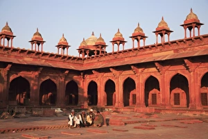 Inner courtyard of Jama Masjid, Fatehpur Sikri, UNESCO World Heritage Site