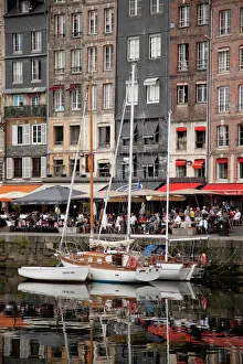 Leisure Gallery: Inner harbour, Honfleur, Normandy, France, Europe