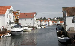 Nautical Vessel Prints: Inner harbour, Skudeneshavn, Norway, Scandinavia, Europe