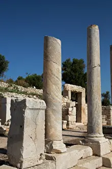 Inscriptions Prints: Inscription, Marble Columns, Harbor Street