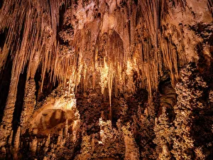New Mexico Prints: Inside the Big Room at Carlsbad Caverns National Park