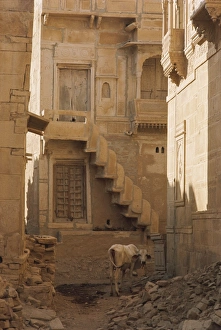 Rajasthan Prints: Inside the Fort, Jaisalmer, Rajasthan state, India, Asia
