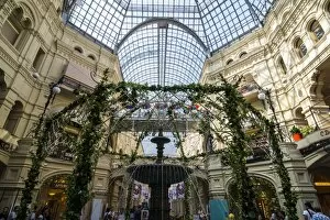 Shopping Centre Collection: Inside GUM, the largest department store in Moscow, Russia, Europe