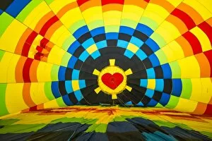 Love Gallery: Inside a hot air balloon, California, United States of America, North America