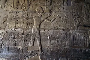 Luxor Thebes Prints: Inside Karnak Temple, UNESCO World Heritage Site, Luxor, Thebes, Egypt, North Africa