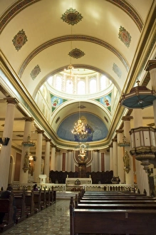 Costa Rican Prints: Inside the Metropolitana Cathedral, San Jose, Costa Rica, Central America