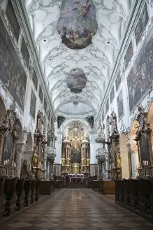 Images Dated 15th February 2008: Inside St. Peters Church, Salzburg, Austria, Europe