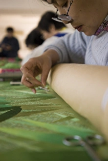 Images Dated 17th November 2008: The Institute of Suz Hou Embroidery, Suzhou, Jiangsu province, China, Asia