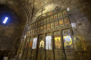 North Cyprus Prints: Interior of Bellapais Abbey, Bellapais, North Cyprus, Cyprus, Europe