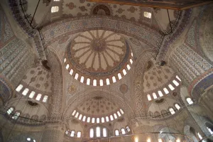 Blue Mosque Prints: Interior of the Blue Mosque (Sultan Ahmet mosque)