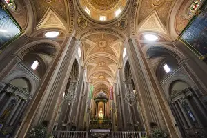Interior, Cathedral, Morelia, UNESCO World Heritage Site, Michoacan state