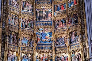Asturias Prints: Interior of the Cathedral of San Salvador