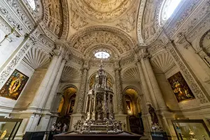 Seville Prints: Interior of the Cathedral of Seville, UNESCO World Heritage Site, Andalucia, Spain, Europe