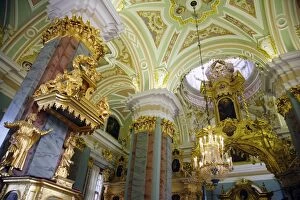 Images Dated 31st August 2008: The interior of Cathedral of SS Peter and Paul in the Peter and Paul Fortress