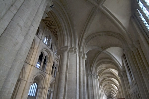 Peterborough Prints: Interior and ceiling view, Peterborough Cathedral, Peterborough, Cambridgeshire