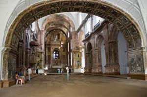 1600 Prints: Interior of the Church and Convent of St Francis of Assisi